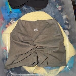 CSB fade shorts green